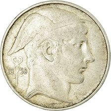 Moneta, Belgia, 20 Francs, 20 Frank, 1950, VF(30-35), Srebro, KM:140.1