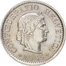 Suisse, Confédération Helvétique, 5 Rappen 1965 B, KM 26