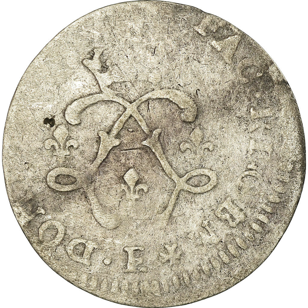 Coin, France, Louis XIV, 4 Sols aux 2 L, 1695, Tours, VG(8-10), Gadoury:106