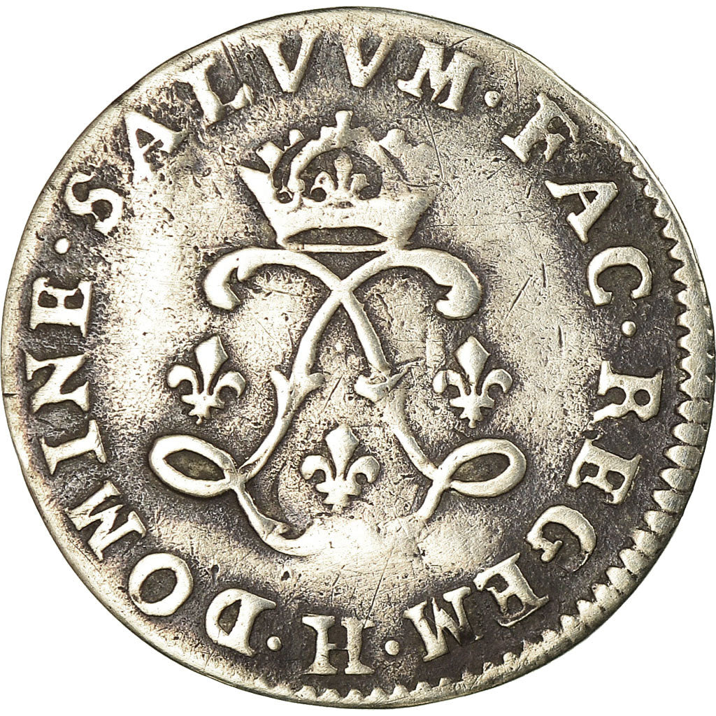 Coin, France, Louis XIV, 4 Sols aux 2 L, 1691, La Rochelle, VF(30-35), KM 281.6