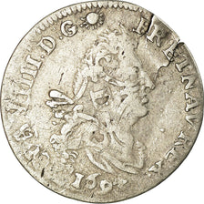 Coin, France, Louis XIV, 4 Sols aux 2 L, 1693, Limoges, VF(20-25), Gadoury:106