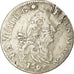 Moneda, Francia, Louis XIV, 4 Sols aux 2 L, 1693, Limoges, BC+, Gadoury:106
