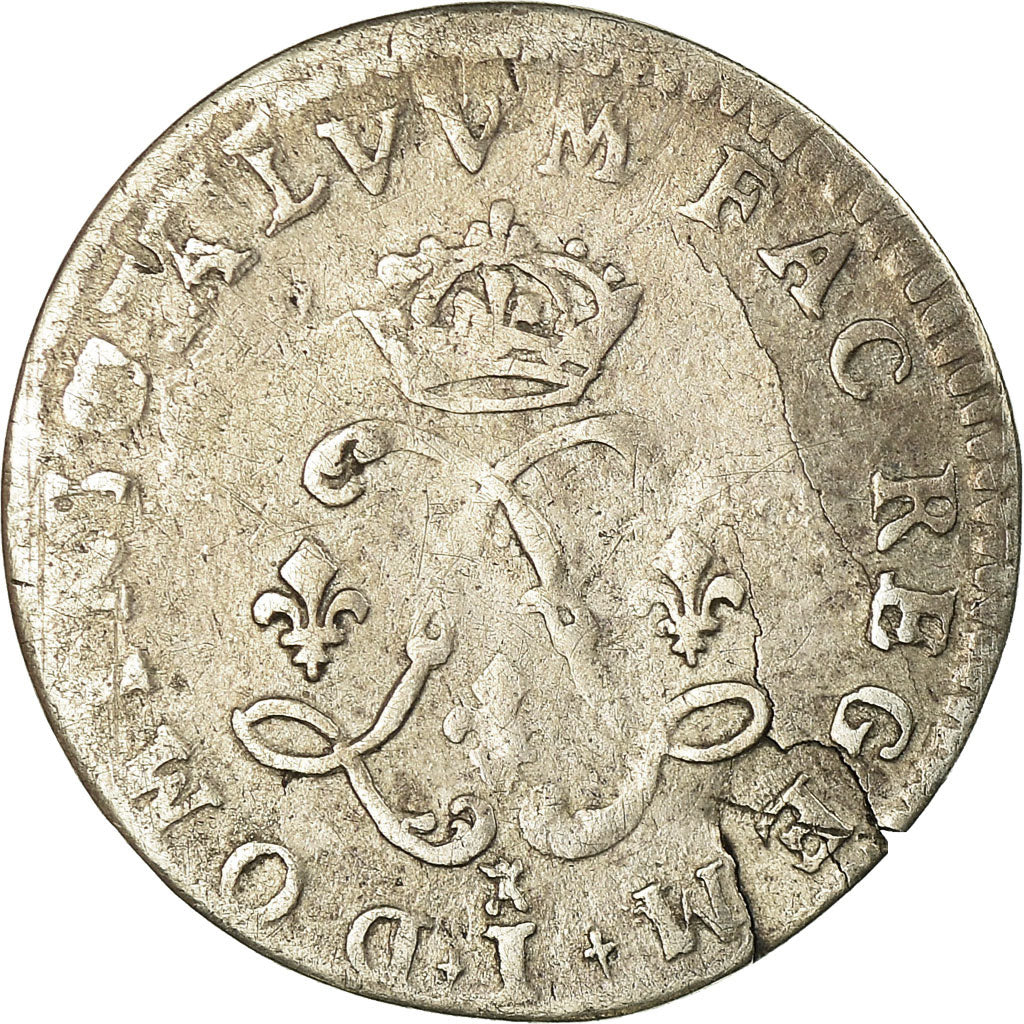 Coin, France, Louis XIV, 4 Sols aux 2 L, 1693, Limoges, VF(20-25), Gadoury:106