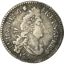 Münze, Frankreich, Louis XIV, 4 Sols aux 2 L, 1691, Bordeaux, S+
