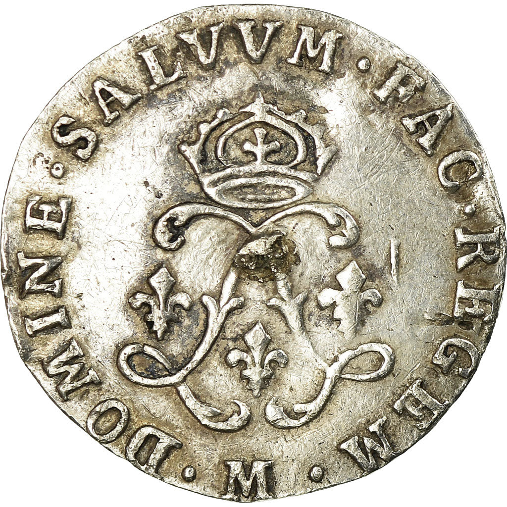 Coin, France, Louis XIV, 4 Sols aux 2 L,1691, Toulouse, EF(40-45), KM 281.9