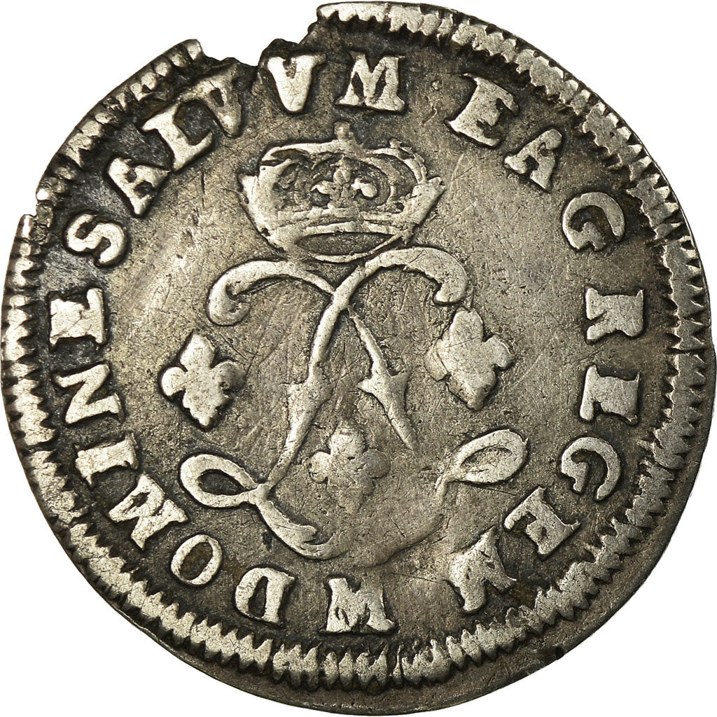 Münze, Frankreich, Louis XIV, 4 Sols aux 2 L, 1694, Toulouse, SGE+