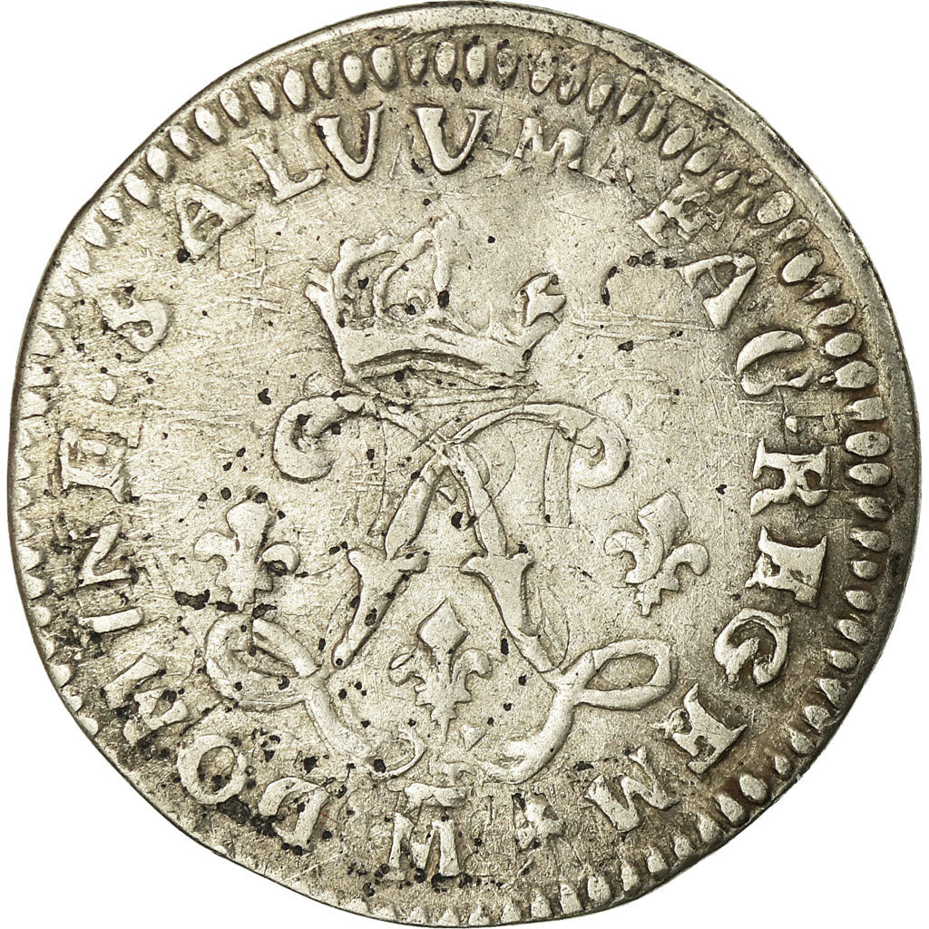 Münze, Frankreich, Louis XIV, 4 Sols aux 2 L, 1692, Metz, S+, Gadoury:106