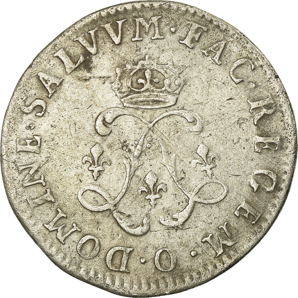 Münze, Frankreich, Louis XIV, 4 Sols aux 2 L, 1692, Riom, S+,  Gadoury:106