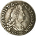 Munten, Frankrijk, Louis XIV, 4 Sols aux 2 L, 1692, Bourges, FR+