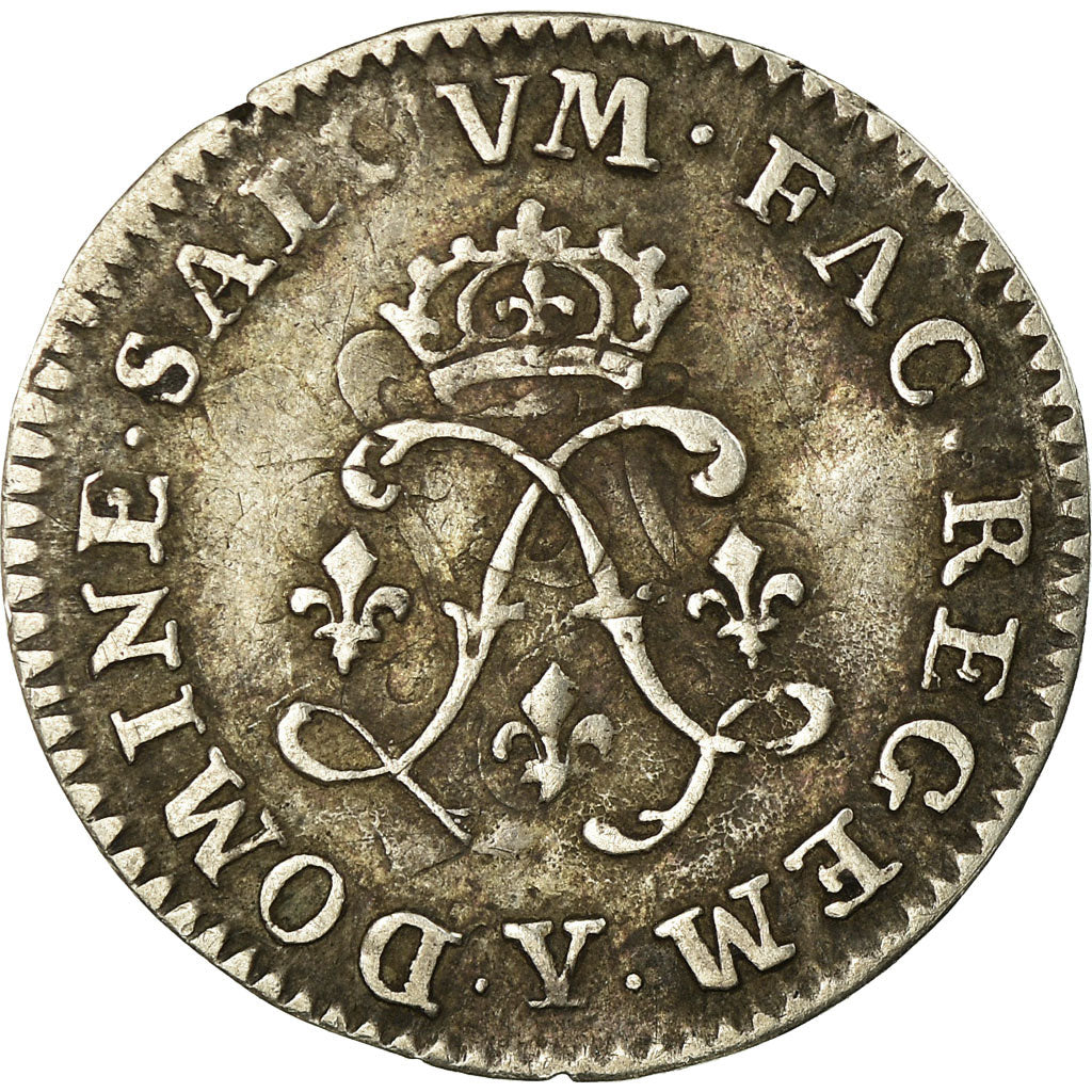 Munten, Frankrijk, Louis XIV, 4 Sols aux 2 L, 1692, Bourges, FR+
