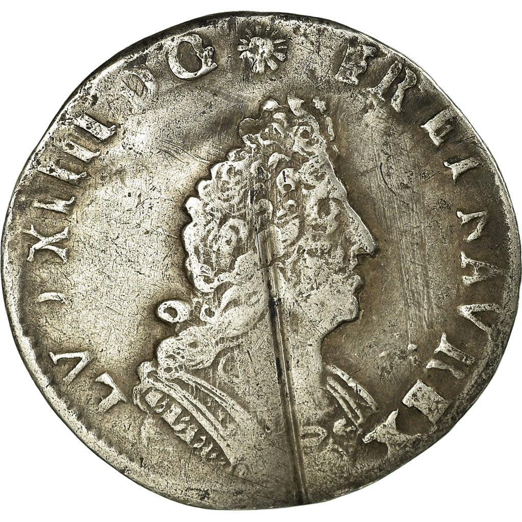 Moneta, Francia, Louis XIV, 1/12 Écu aux palmes,1694, Riom