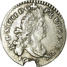 Monnaie, France, Louis XIV, 4 Sols aux 2 L, 1693, Reims, TTB, Gadoury:106