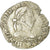 Moneda, Francia, Henri III, Franc au Col Plat, 1583, Bordeaux, BC+, Sombart:4714