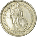Coin, Switzerland, 2 Francs, 1965, Bern, AU(50-53), Silver, KM:21