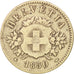 Coin, Switzerland, 20 Rappen, 1850, Strasbourg, VF(30-35), Billon, KM:7