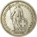 Coin, Switzerland, 2 Francs, 1921, Bern, VF(30-35), Silver, KM:21