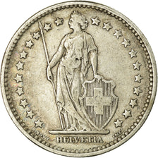 Coin, Switzerland, 2 Francs, 1906, Bern, EF(40-45), Silver, KM:21