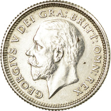 Coin, Great Britain, George V, 6 Pence, 1927, AU(50-53), Silver, KM:828