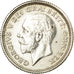 Coin, Great Britain, George V, 6 Pence, 1927, AU(50-53), Silver, KM:828