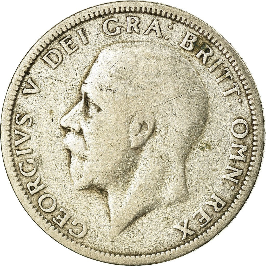 Coin, Great Britain, George V, Florin, Two Shillings, 1929, VF(20-25), Silver