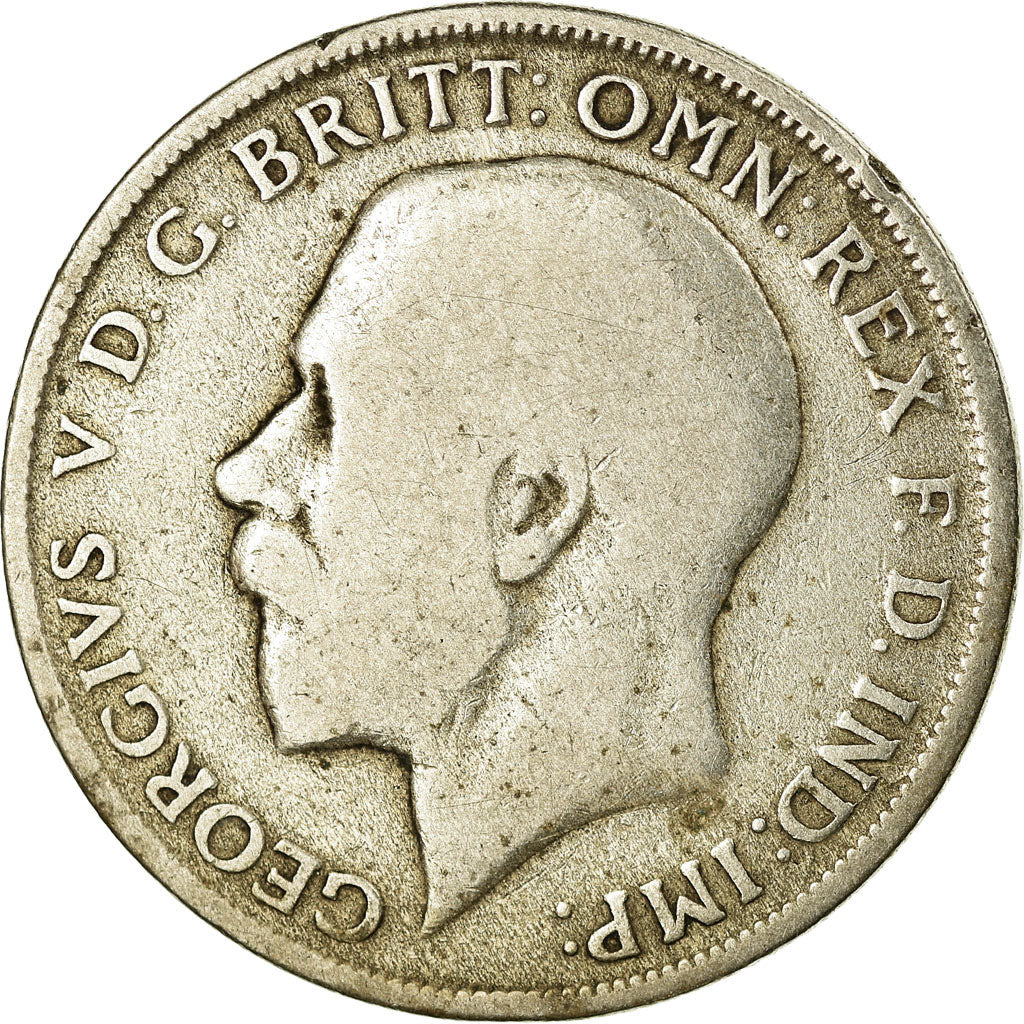 Coin, Great Britain, George V, Florin, Two Shillings, 1921, VF(20-25), Silver