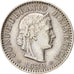 SWITZERLAND, 20 Rappen, 1939, Bern, KM #29a, EF(40-45), Copper-Nickel, 21.05,...
