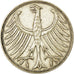 Coin, GERMANY - FEDERAL REPUBLIC, 5 Mark, 1960, Karlsruhe, EF(40-45), Silver