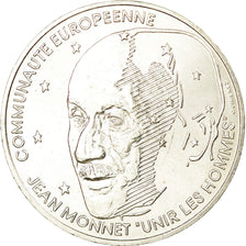 Coin, France, Jean Monnet, 100 Francs, 1992, AU(50-53), Silver, KM:1120