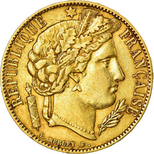 Münze, Frankreich, Cérès, 20 Francs, 1850, Paris, SS+, Gold, KM:762