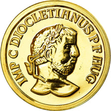 Coin, Belgium, 25 Ecu, 1989, MS(63), Gold, KM:173