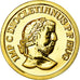 Coin, Belgium, 25 Ecu, 1989, MS(63), Gold, KM:173