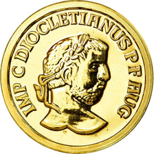 Coin, Belgium, 25 Ecu, 1989, MS(63), Gold, KM:173