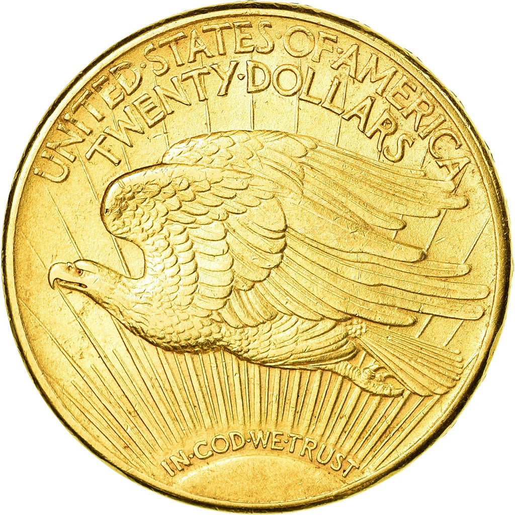 Coin, United States, Saint-Gaudens, $20, 1915, San Francisco, AU(50-53)