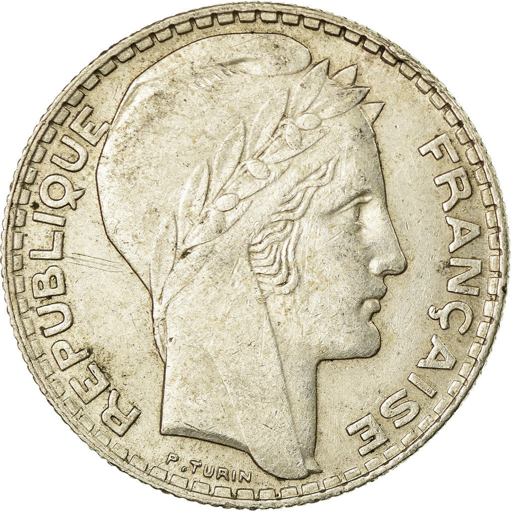 Monnaie, France, Turin, 10 Francs, 1934, Paris, TTB, Argent, Gadoury:801, KM:878