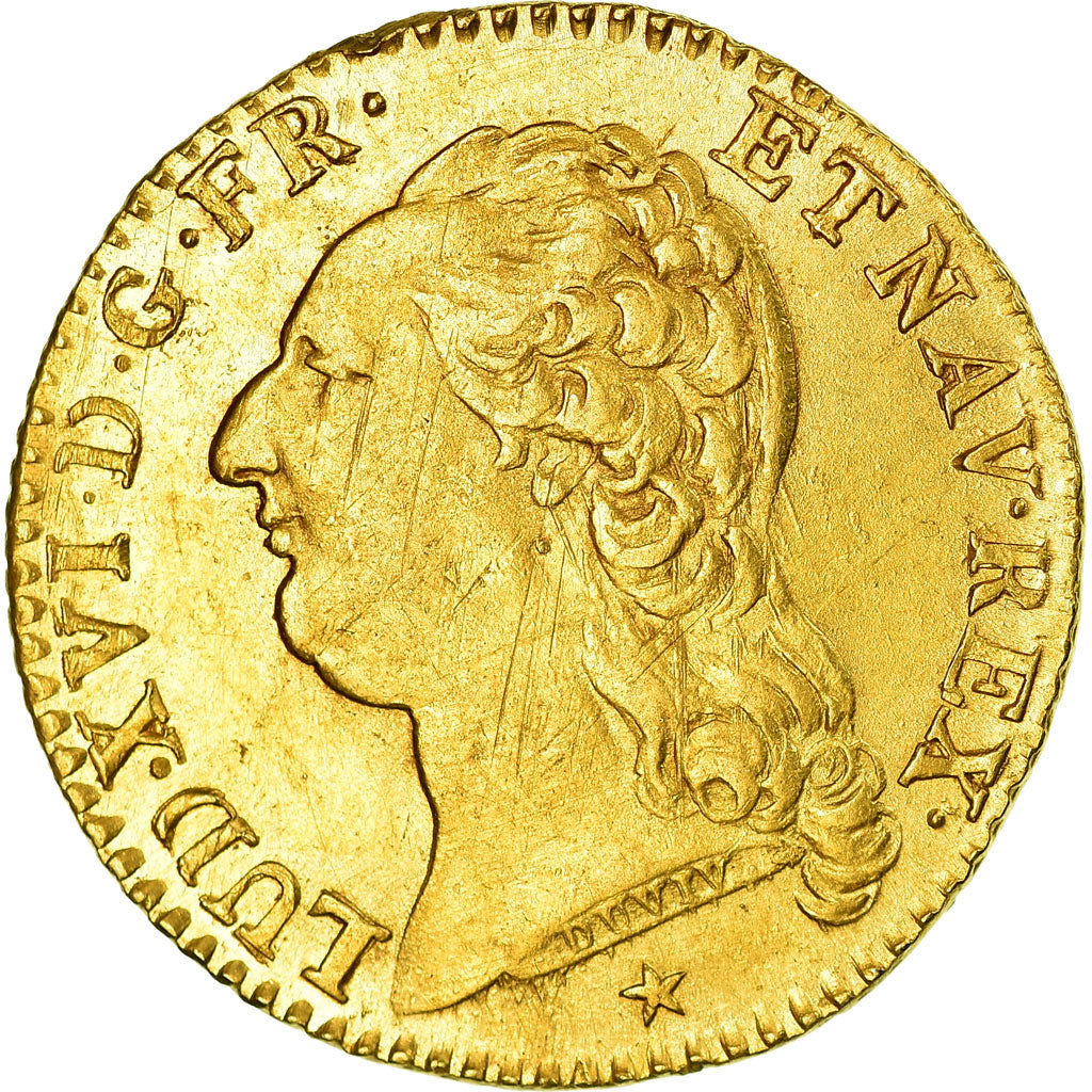 Monnaie, France, Louis XVI, Louis d'or à la tête nue, 1788, Lille, TTB+
