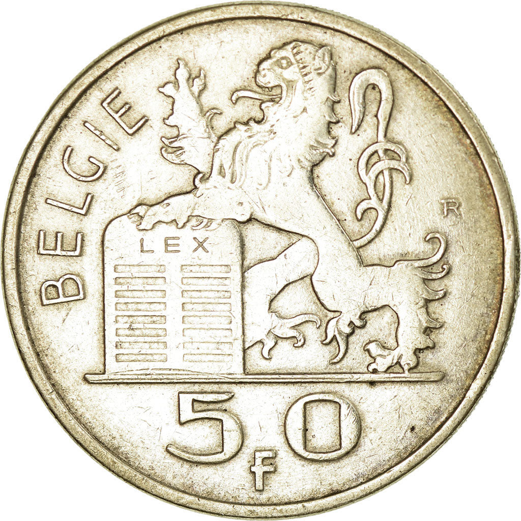 Coin, Belgium, 50 Francs, 50 Frank, 1954, EF(40-45), Silver, KM:137