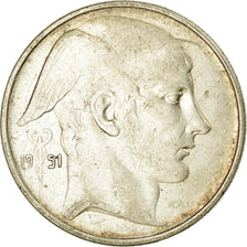 Moneda, Bélgica, 20 Francs, 20 Frank, 1951, MBC, Plata, KM:141.1