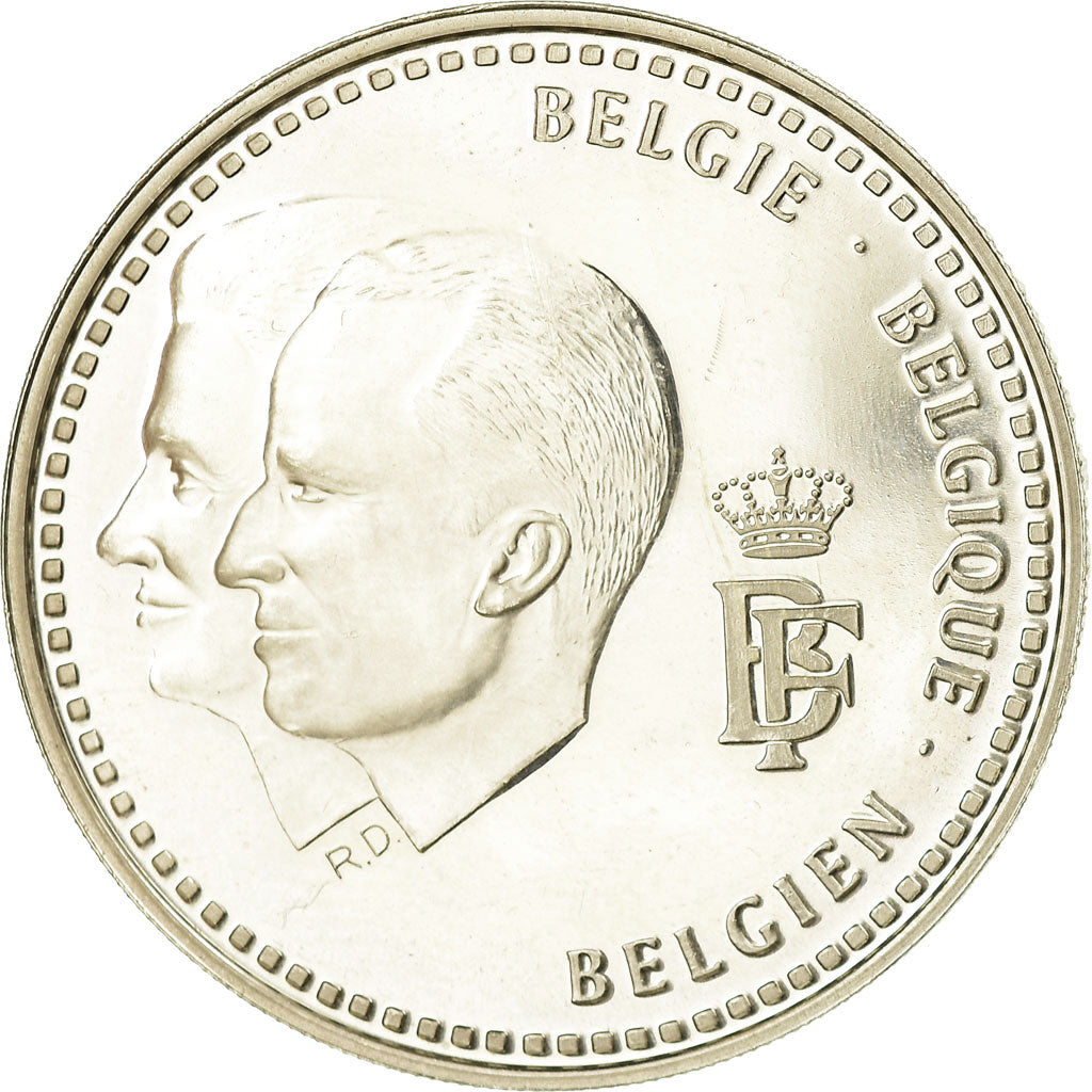 Coin, Belgium, 250 Francs, 250 Frank, 1996, AU(50-53), Silver, KM:202