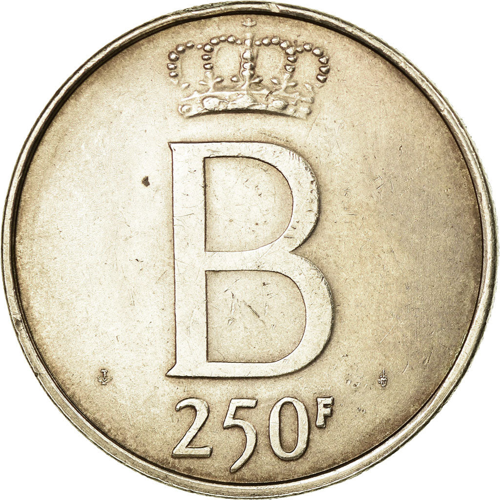 Münze, Belgien, 250 Francs, 250 Frank, 1976, SS+, Silber, KM:157.1