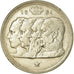 Moneda, Bélgica, 100 Francs, 100 Frank, 1951, MBC, Plata, KM:139.1