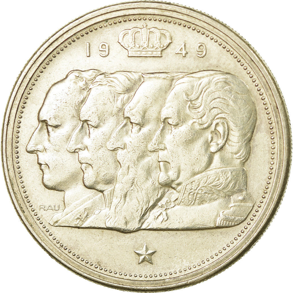 Monnaie, Belgique, 100 Francs, 100 Frank, 1949, TTB+, Argent, KM:139.1