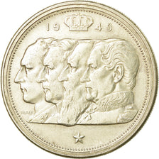 Monnaie, Belgique, 100 Francs, 100 Frank, 1949, TTB+, Argent, KM:139.1