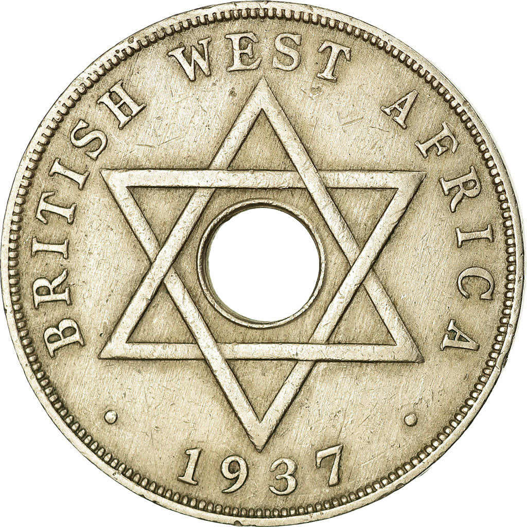 Moneta, AFRICA OCCIDENTALE BRITANNICA, George VI, Penny, 1937, Heaton, BB