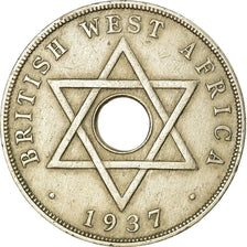 Moneta, AFRICA OCCIDENTALE BRITANNICA, George VI, Penny, 1937, Heaton, BB