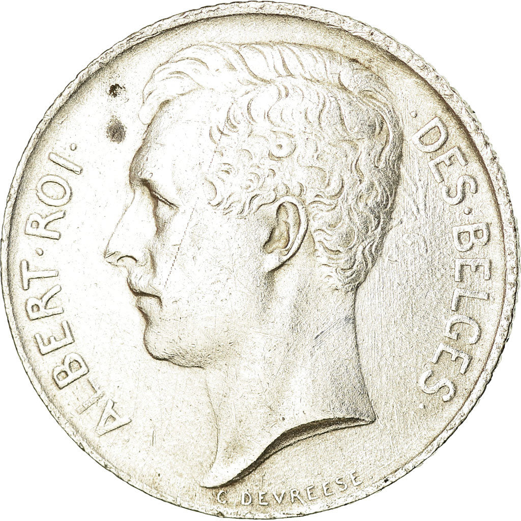 Coin, Belgium, 50 Centimes, 1914, AU(50-53), Silver, KM:70