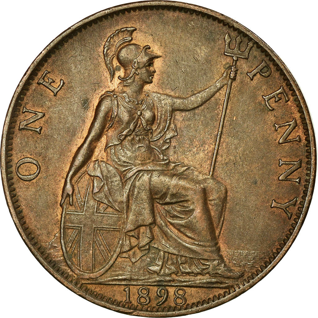Monnaie, Grande-Bretagne, Victoria, Penny, 1898, TTB+, Bronze, KM:790