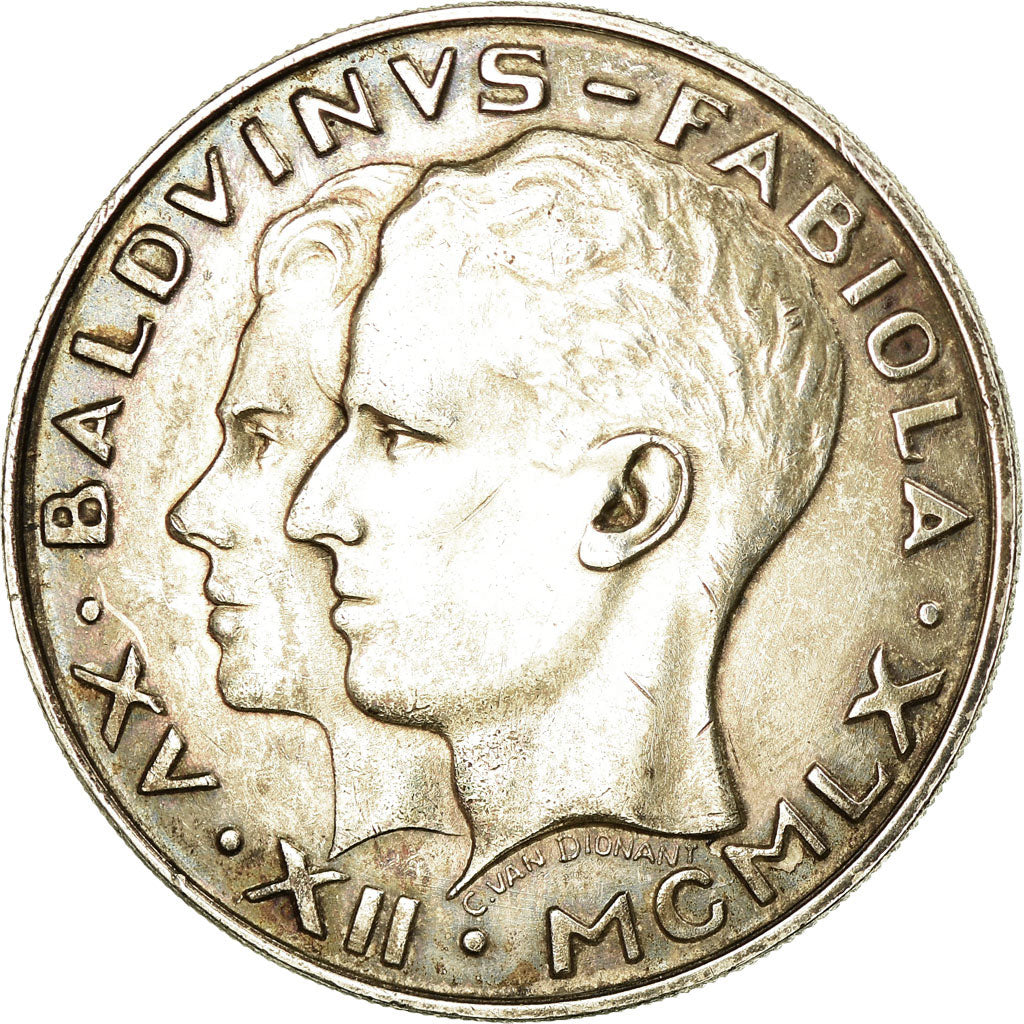 Monnaie, Belgique, 50 Francs, 50 Frank, 1960, TTB+, Argent, KM:152.1