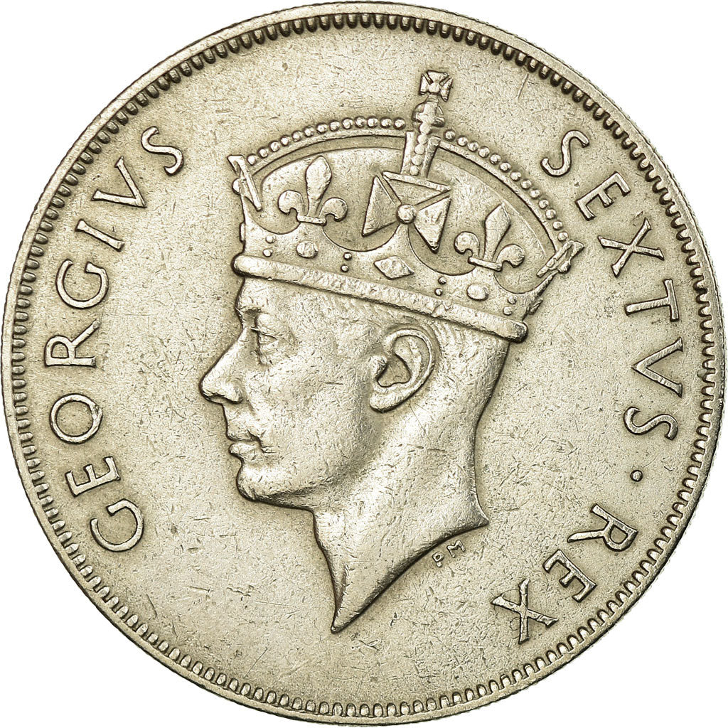 Moneda, ESTE DE ÁFRICA, George VI, Shilling, 1952, MBC+, Cobre - níquel, KM:31
