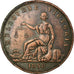Coin, Australia, Victoria, Penny, 1858, Melbourne, VF(30-35), Copper, KM:Tn285.1