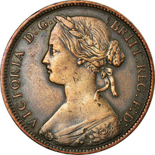 Coin, Great Britain, Victoria, Penny, 1860, EF(40-45), Bronze, KM:749.2